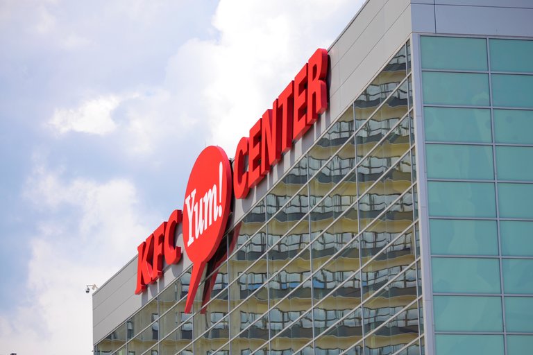 KFC YUM! Arena in Downtown Louisville, Kentucky USA