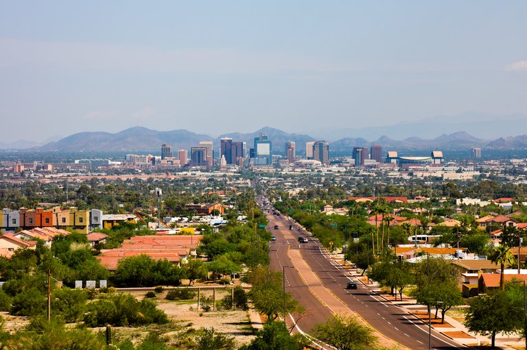 Phoenix Arizona skyline
